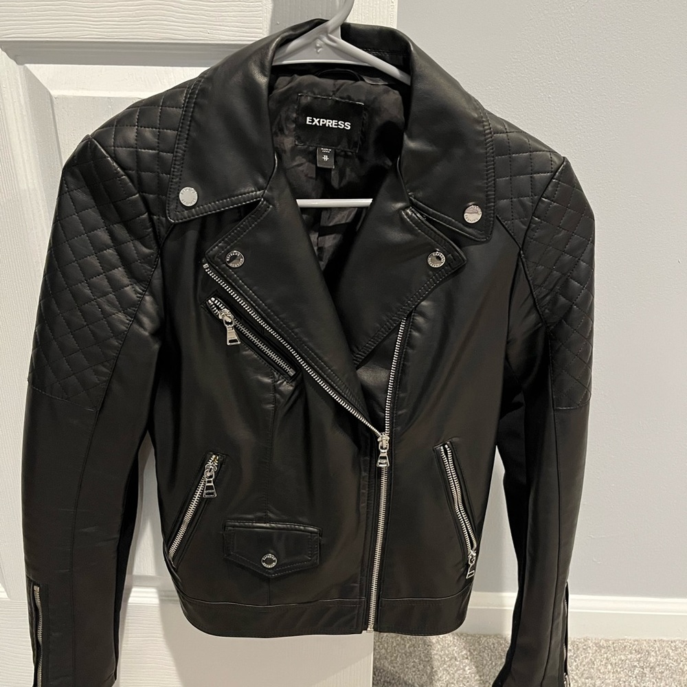 Express faux leather jacket